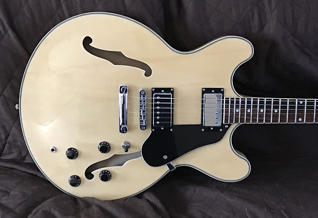 Jay Turser ES-335 Style Electric Guitar Natural Finish | Reverb