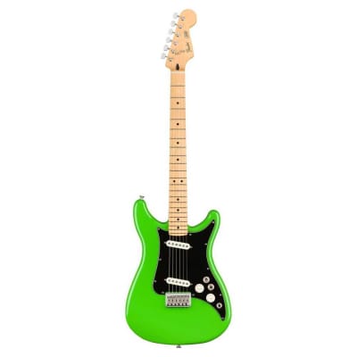 Fender Player Lead II Electric Guitar, Maple FB, Neon Green for sale