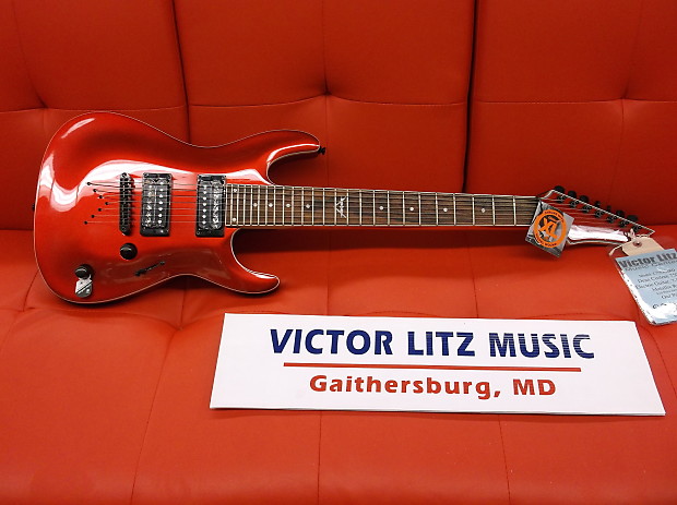 Dean Custom 750X Electric Guitar 7-String Metallic Red