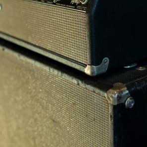 1966 Fender Dual Showman Head and JBL loaded 2x15 Cabinet image 3