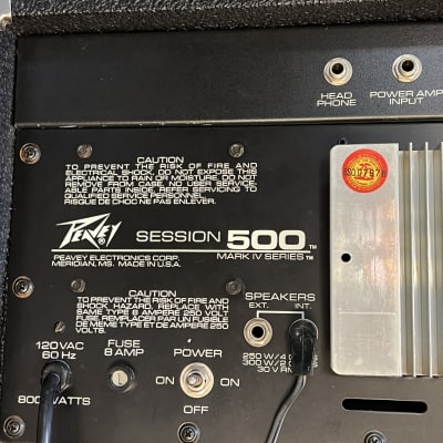Peavey Session 500 Mark IV Series 250-Watt 1x15" Steel Guitar Combo Amp image 8
