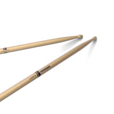 Promark 5A Woodtip Hickory Drumsticks - TX5AW image 6