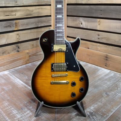 Used (2000) Epiphone Les Paul Custom Made in Korea Solidbody Electric Guitar with Hardshell Case image 3