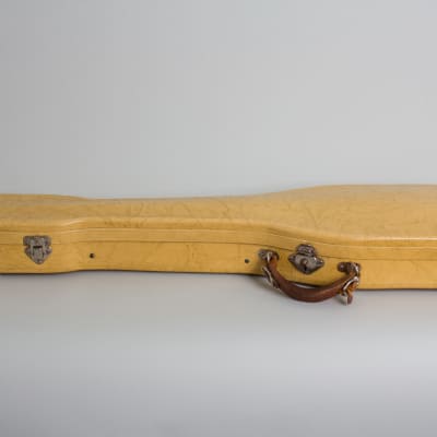 National  Electric Hawaiian Lap Steel Electric Guitar (1938), ser. #B1295, original tan hard shell case. image 11