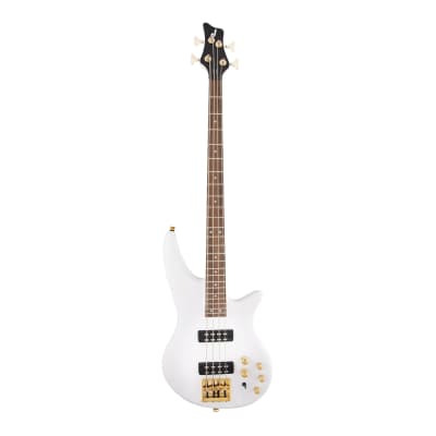 Jackson JS Series Spectra Bass JS3 4-String Electric Bass Guitar (Snow White) image 1