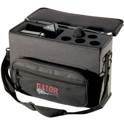 Gator GM-5W Wired/Wireless Microphone Bag for 5 Mics image 1