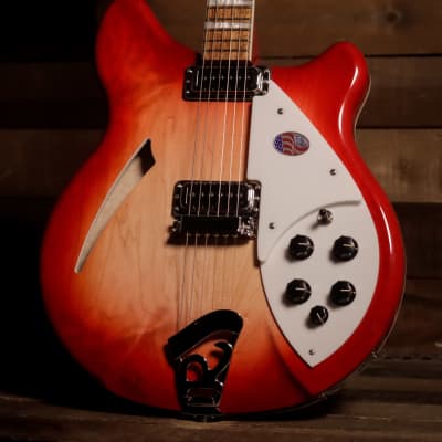 Rickenbacker 360 Semi Hollow Electric Guitar, FireGlo image 5
