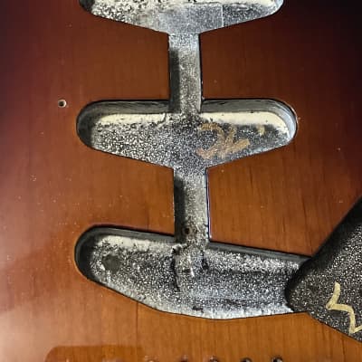 2013 Fender USA Stevie Ray Vaughan SRV Signature Stratocaster Guitar Body w/ Guard image 11