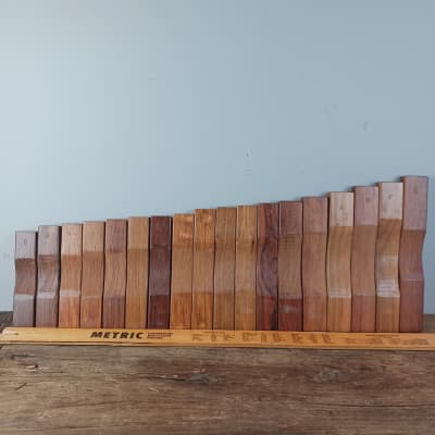 Marimba Wood Bars - Various 17 pieces, incomplete set image 11