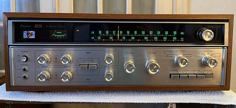 Vintage Sansui QRX-3500 Stereo- 2/4 Channel Quad Receiver | Reverb