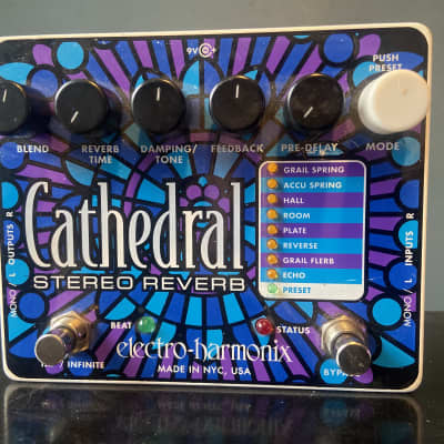 Amazon.com: Electro-Harmonix Cathedral Stereo Reverb Pedal