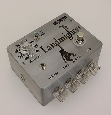 320design - Landmighty - Overdrive/Distortion - MIJ Boutique Effect Pedal  -(0021-001)
