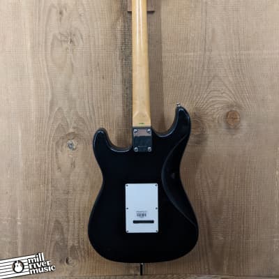 Samick DS-100BK Stratocaster-Style Electric Guitar Black 1990s image 5