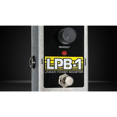 Electro-Harmonix LPB-1 Linear Power Booster Preamplifier Pedal with AMP Jack, Input Jack, Boost Control and Footswitch image 2
