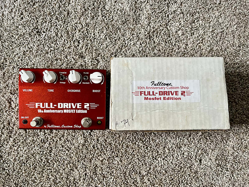 Fulltone Full-Drive 2 10th Anniversary MOSFET Overdrive | Reverb