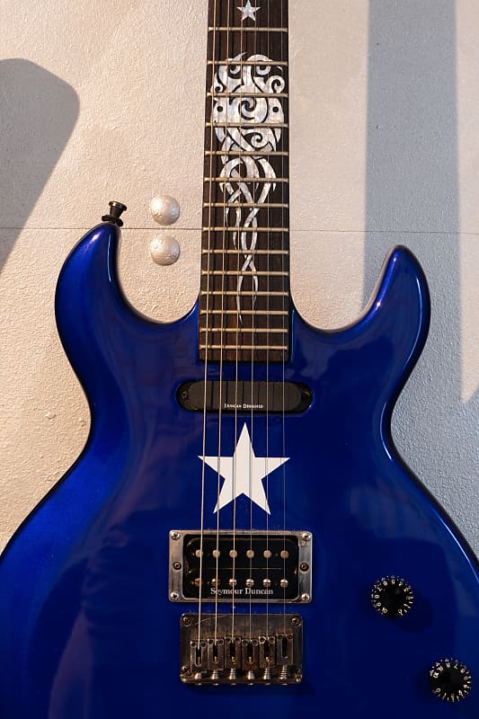 Schecter CXT Artist Modell Trouble Valli 2002 - Blau | Reverb