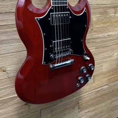 Gibson SG Standard Electric Guitar 2022- Heritage Cherry w/leather soft case Excellent shape! image 5