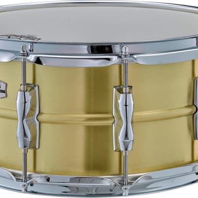Yamaha Recording Custom Brass Snare Drum, 14" x 6.5" image 1