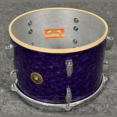 Gretsch Broadkaster 3pc Drum Set 22/12/16 Purple Marine Pearl image 6