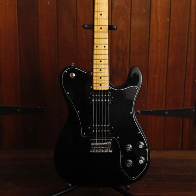 Stagg Custom Deluxe Telecaster Black Electric Guitar Made in Japan Pre-Owned image 2