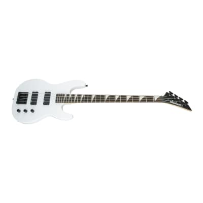 Jackson JS Series Concert Bass JS2 4-String Bass Guitar with Amaranth Fingerboard (Right-Handed, Snow White) image 4