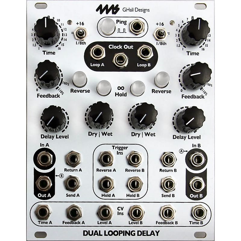 4ms Dual Looping Delay DLD : Eurorack Module : NEW : [DETROIT MODULAR] image 1