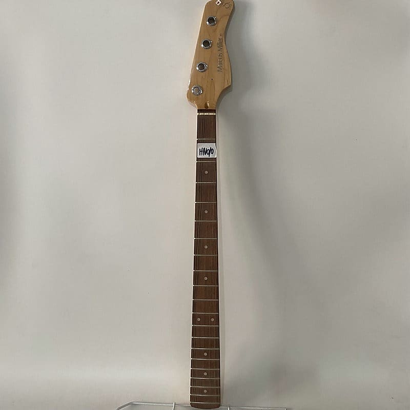 Unfinished Maple 4 String Bass Neck, Rosewood Fretboard Reverb