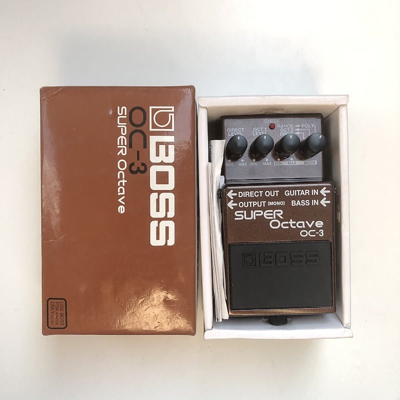 Boss OC-3 Super Octave (Dark Gray Label) 2003 - Present - Brown image 1