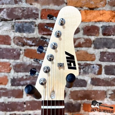 IYV Semi-Hollow T-Style Electric Guitar (2020s - Spalted Maple) image 3