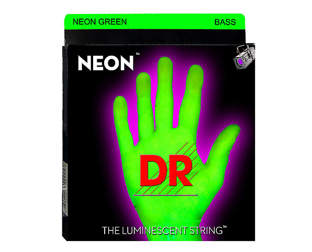 DR NGB-40 Hi-Def Coated Luminescent Bass Strings - Lite (40-100) image 1