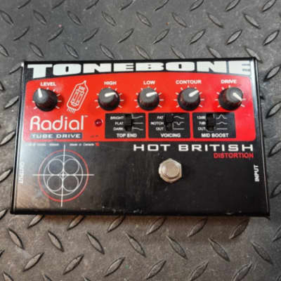 Radial Tonebone Hot British Tube Driven Distortion w/Power Supply image 1
