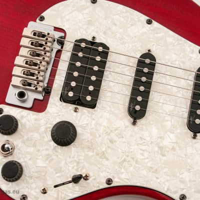 Parker Fly P-38 Trans Red MIK Fishman Piezo Bridge image 14