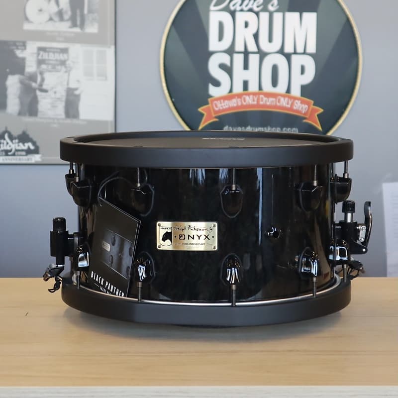 Mapex 14x8 Black Panther Ralph Peterson Snare, Onyx (SEBPNML4800BKTB)