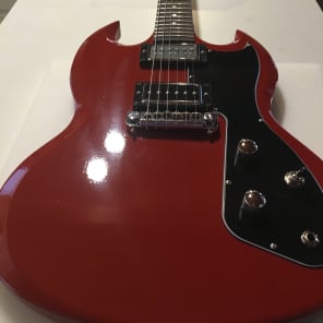 Gibson USA 2017 SG Fusion  (Custom Special) Cherry Nitro. Modded image 2