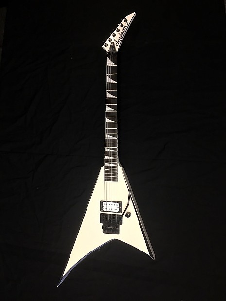 Jackson RR24 Randy Rhoads Snow White Electric Guitar w/ | Reverb