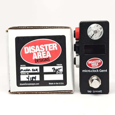 Reverb.com listing, price, conditions, and images for disaster-area-designs-micro-clock