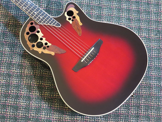 2000 Ovation USA Model 1868 Elite Acoustic/Electric Guitar