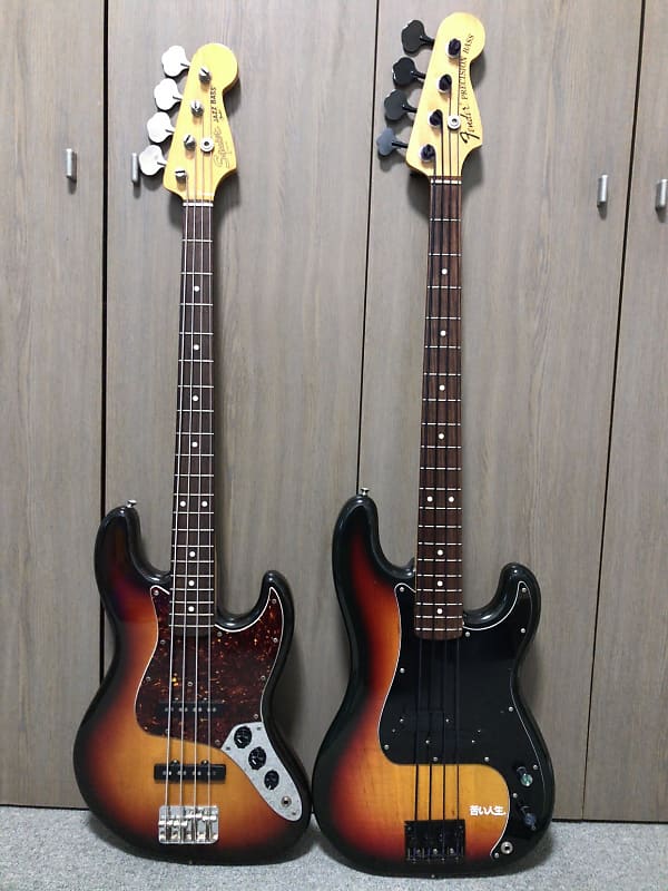 Squier Japan JV 1983 jazz bass (32 inch neck) | Reverb