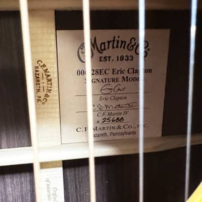 Martin 000-28EC Eric Clapton Signature Acoustic Guitar w/ Case image 11