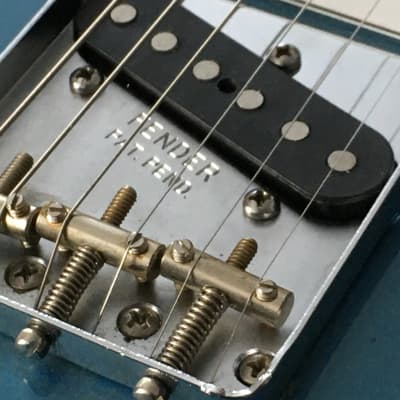 TL67 Custom Fender Relic Telecaster Ice Blue Metallic Vintage Amber Electric Guitar NOS Rare ’67 Spec Neck image 7