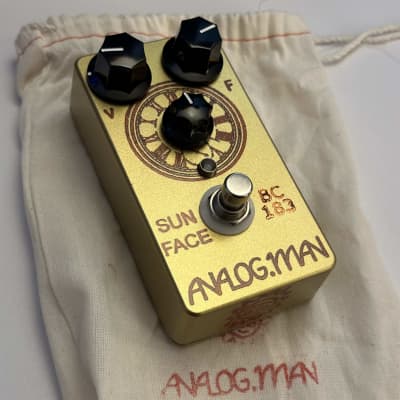 Analogman Sun Face BC183 Silicon Fuzz with Sun Dial Knob 2022 | Reverb