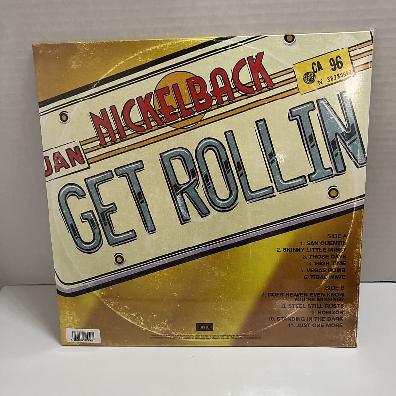 Nickelback Get Rollin' LP ~Exclusive Orange Vinyl + Autograph Insert ~  New/Sealed!