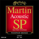 Martin MSP4100 Phosphor Bronze Light Acoustic Guitar Strings