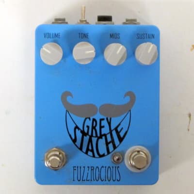 Reverb.com listing, price, conditions, and images for fuzzrocious-grey-stache