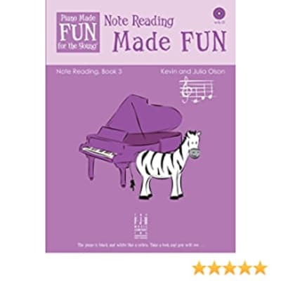 Piano Made Fun for the Young/Note Reading Made Fun Book 3 with CD by Julia and Kevin Olson FJH2217 image 2