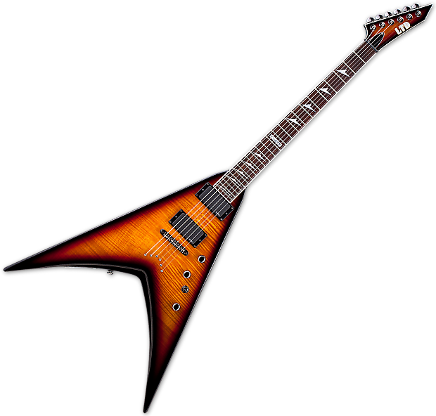 ESP LTD V 401FM Electric Guitar in 3 Tone Sunburst B Stock