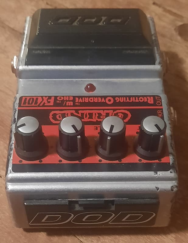 DOD Grind FX101 Rectifying Overdrive Distortion Pedal 1990s | Reverb