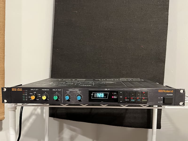 動作良好Roland SDE-1000 Digital Delay 80’s Roland SDE 1000 Digital Delay