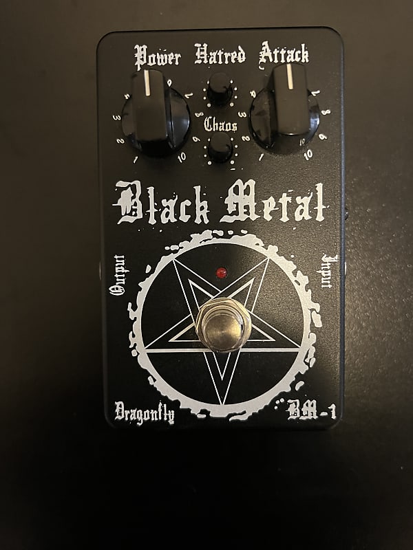 Dragonfly Fx Bm 1 Black Metal Distortion Pedal Dragonfly FX BM-1 Black Metal #29 2009 | Reverb