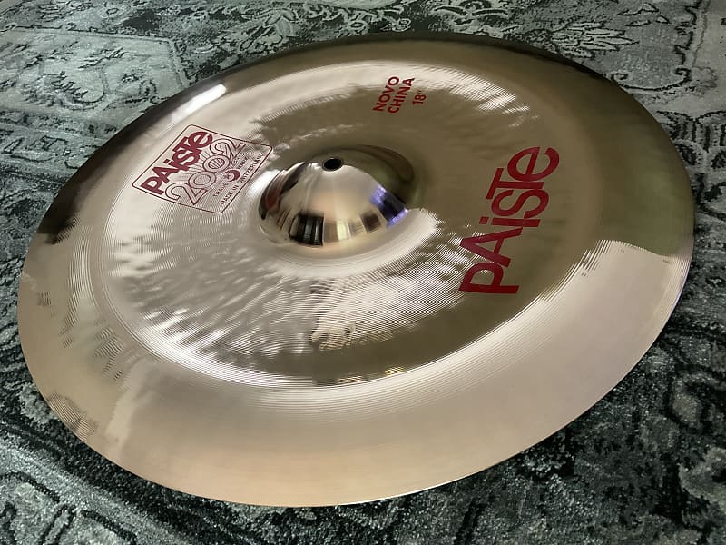 Paiste 2002 Novo China 18” Custom Reflector Finish | Reverb